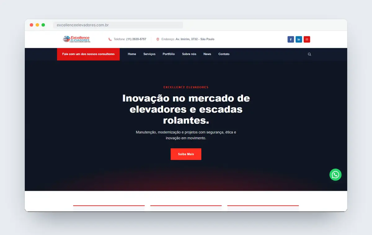 Estudo de Caso Excellence Elevadores